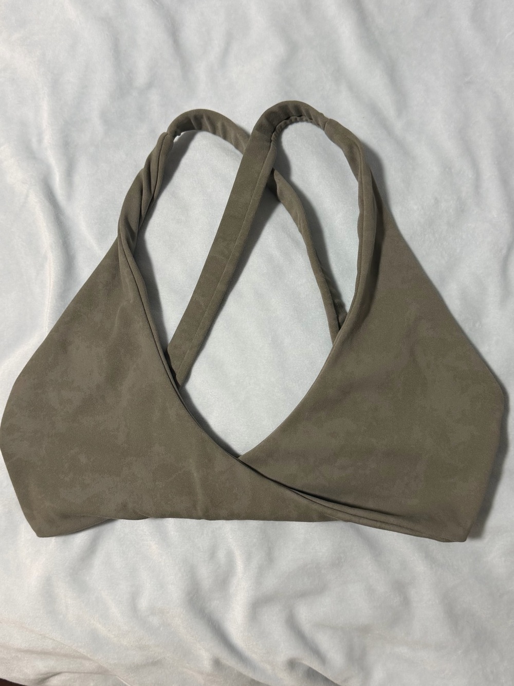 CSB Olive Green Crossback Bikini Top